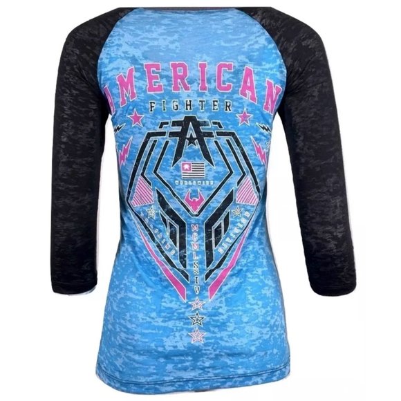 AMERICAN FIGHTER Women's T-Shirt L/S GALLOWAY - Picture 2 of 9